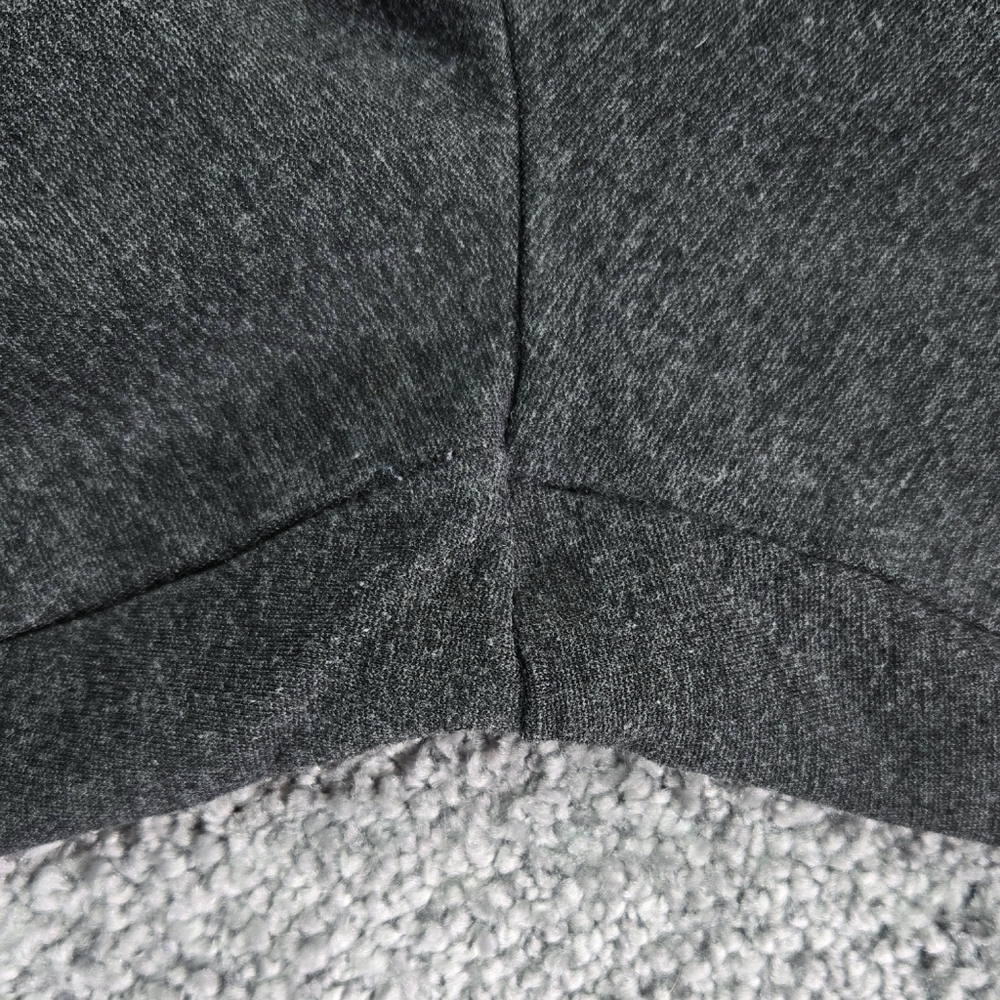 White House Black Market Heather Gray Ponte Knit Back Seam Cropped Leggings - Picture 9 of 9